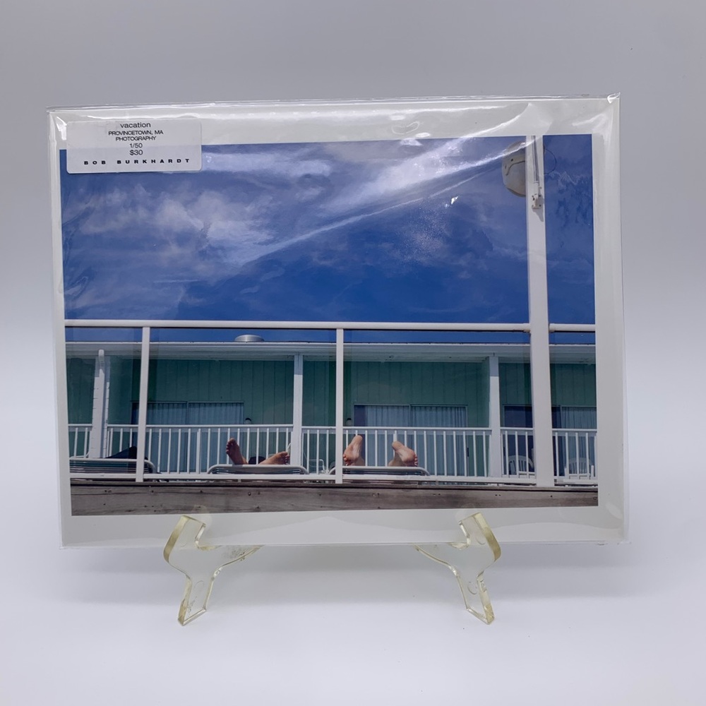 BOB BURKHARDT -SIGNED 9” X 11” Photography Photo “VACATION PROVINCETOWN,MA” 1/50